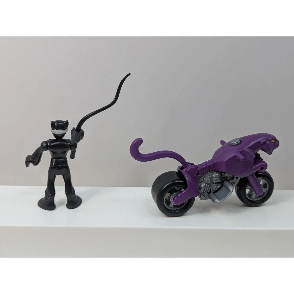 Fisher‎ Price Imaginext DC Super Friends Catwoman Figure Whip Panther Cycle set